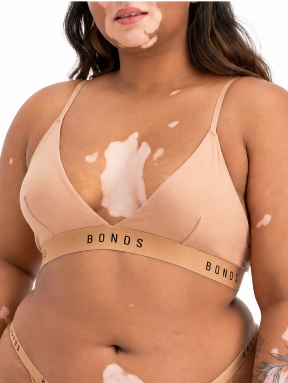 BONDS Women’s Wireless Bralette – Blush Latte – Size XXL